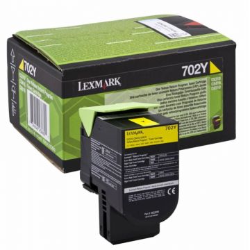 Toner original Lexmark 70C20Y0 Yellow