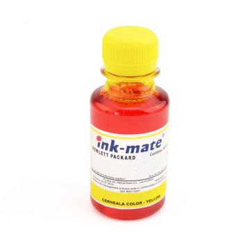 Cerneala refil yellow (galben) pentru imprimantele HP 100 ml