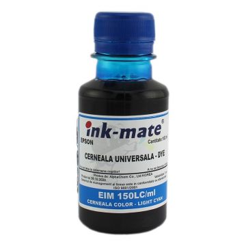 Cerneala universala Dye compatibila Epson, Light Cyan 100 ml