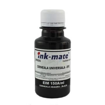 Cerneala universala refill Dye pentru imprimante Epson, Black 100 ml