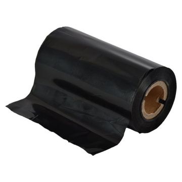 Ribon transfer termic 110 mm x 74 m, diametru 34 mm, etichete, negru