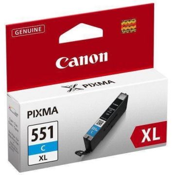 Canon CLI-551 Cyan XL ink Cartridge‚ For IP7250/ MG5450/ MG6350