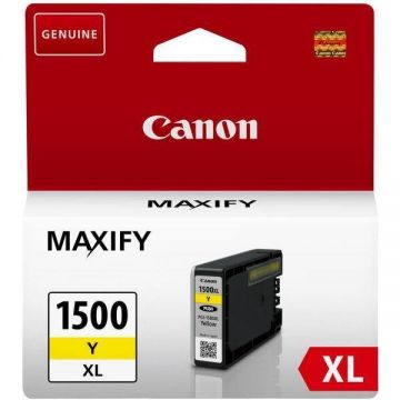 Cartus Canon PGI-1500XL Y, 935 pagini, Galben