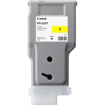 Cartus cerneala Canon PFI-320Y, yellow, capacitate 300ml