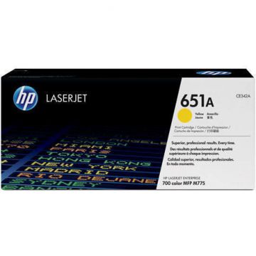 CE342A Toner Cartridge 651A Yellow