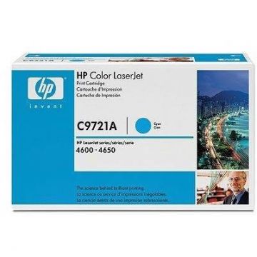 HP C9721A Toner Cyan for LJ4600 Color 8000 pgs C9721A