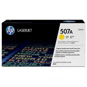 HP CE402A Toner Cartridge 507A Laserjet Yellow CE402A