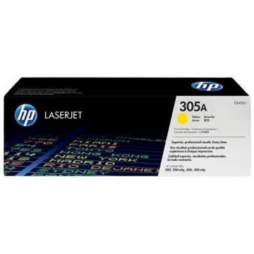 HP CE412A Toner Cartridge 305A Laserjet Yellow CE412A