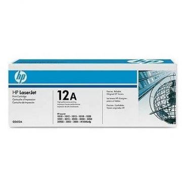 HP Q2612AD Toner Cartridge 12A LaserJet Dual Pack Black Q2612AD