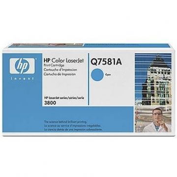 HP Q7581A Toner Cyan Cartridge for CLJ3800 6000pages Q7581A