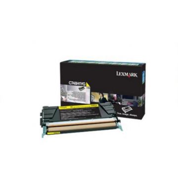 Toner Lexmark C748H3YG, yellow, 10 k