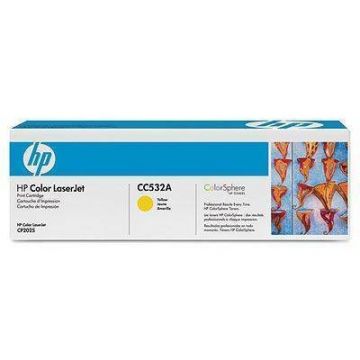 Toner YELLOW NR.304A CC532A 2,8K ORIGINAL LASERJET CP2025 CC532A