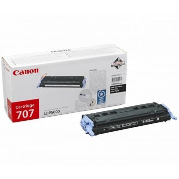 Canon Toner CRG707BK, Toner Cartridge for LBP-5000 (2.500 pgs, 5%) CR9424A004AA
