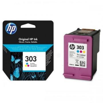 Cartus cerneala HP 303 T6N01AE, acoperire 165 pagini (Color)