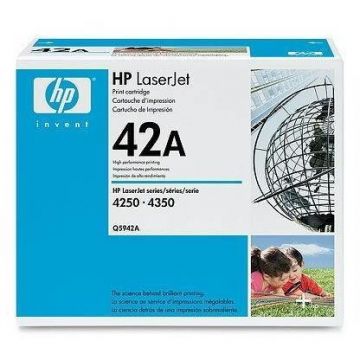 HP Q5942A Toner Black Smart Print Cartridge for LaserJet 4250/4350 10000pgs Q5942A