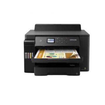 Imprimanta cerneala Epson L11160, A3+, 32ppm, Duplex, Retea, Wi-Fi, USB (Negru)