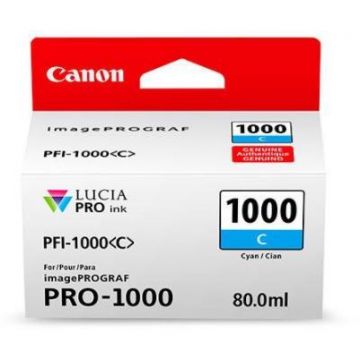 Cartus cerneala Canon PFI-1000C (Cyan)