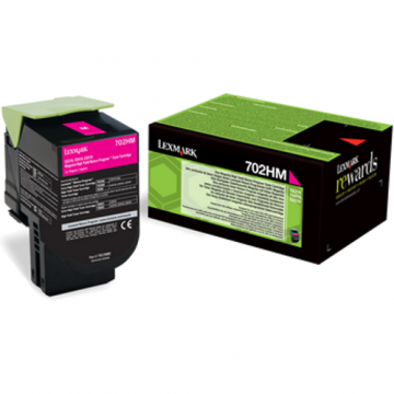 Lexmark 702HM Magenta High Yield Return Program Toner Cartridge