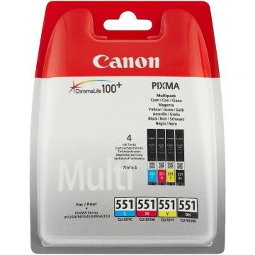 Cartus cerneala Canon CLI-570MULTI, multipack cyan,magenta,yellow,pigment si photo Black