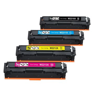 Cartus toner compatibil HP207X BK, C, M, Y, de capacitate mare Cyan