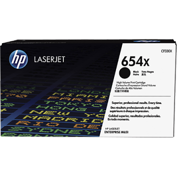 HP Toner 654X Black 20.5K